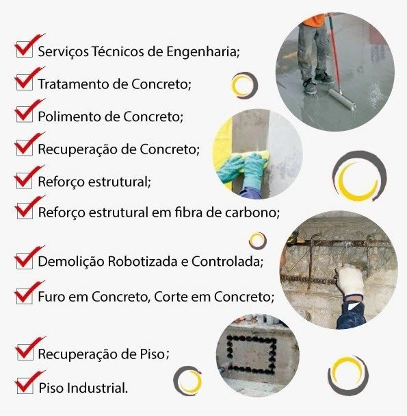 Serviços especializados em Concreto